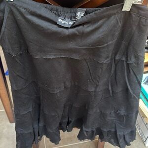 Studio West Black Skirt Size large .Boho style